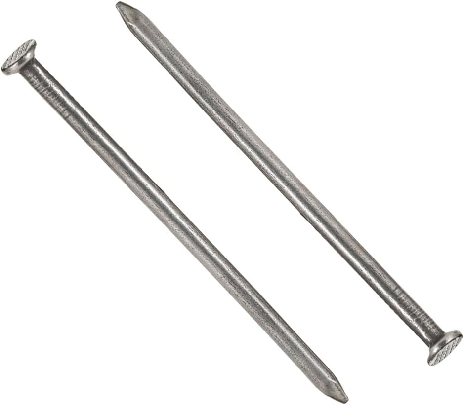 50 PCS MewuDecor 4.0 x 100mm Flat Nails for Picture Wall Hanging - Wood & Common Nails