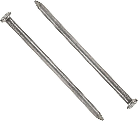 50 PCS MewuDecor 4.0 x 100mm Flat Nails for Picture Wall Hanging - Wood & Common Nails