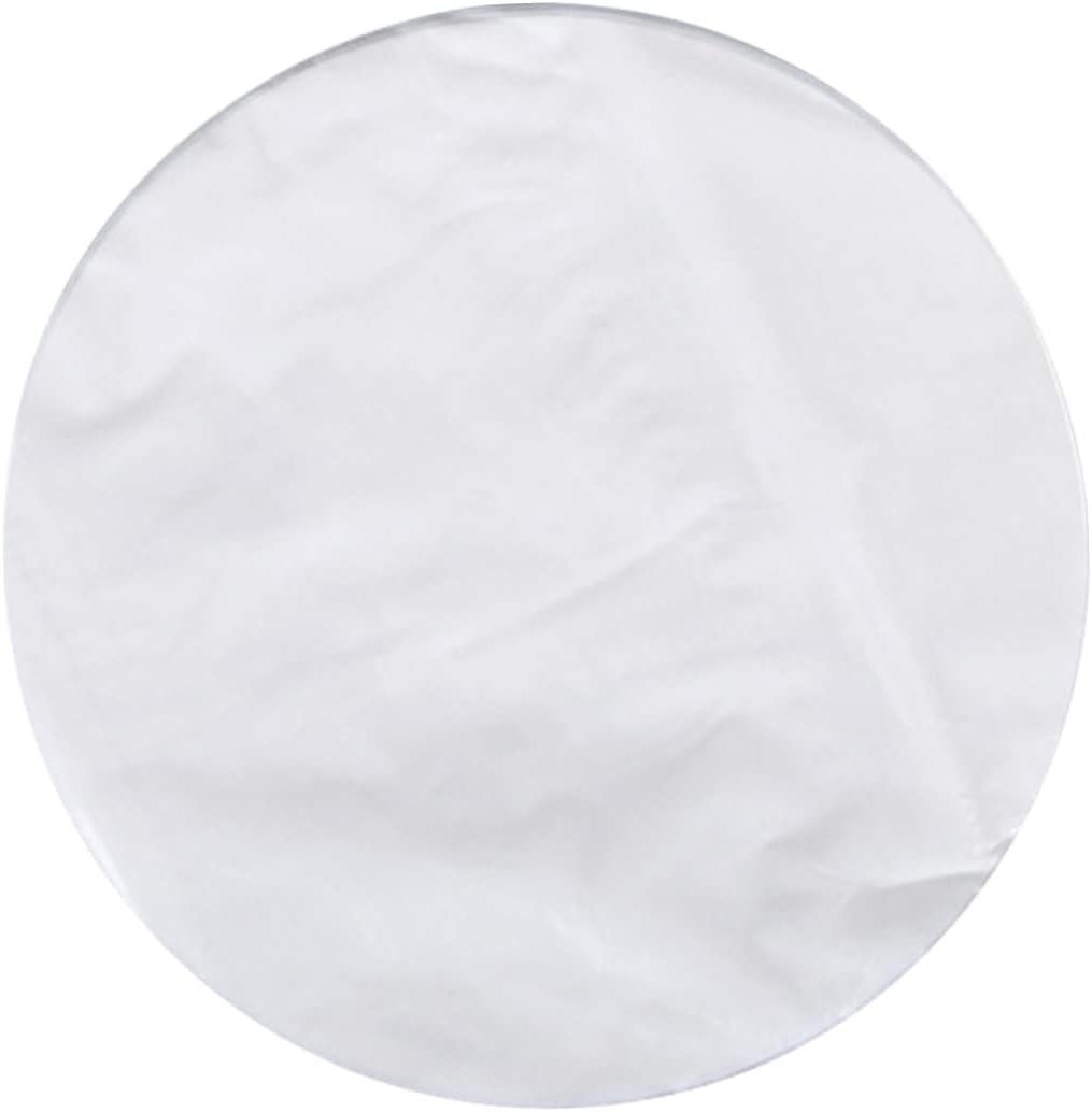 50 Sheets Double Sided Silicone Oil Paper for Baking, Grilling, and Cooking - Round BBQ Accessories - 32cm - Versatile Oven Use