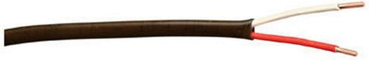 500-Foot Brown Coleman Cable 553026607 Thermostat Wire - CL2 Solid Bare Copper 18/2