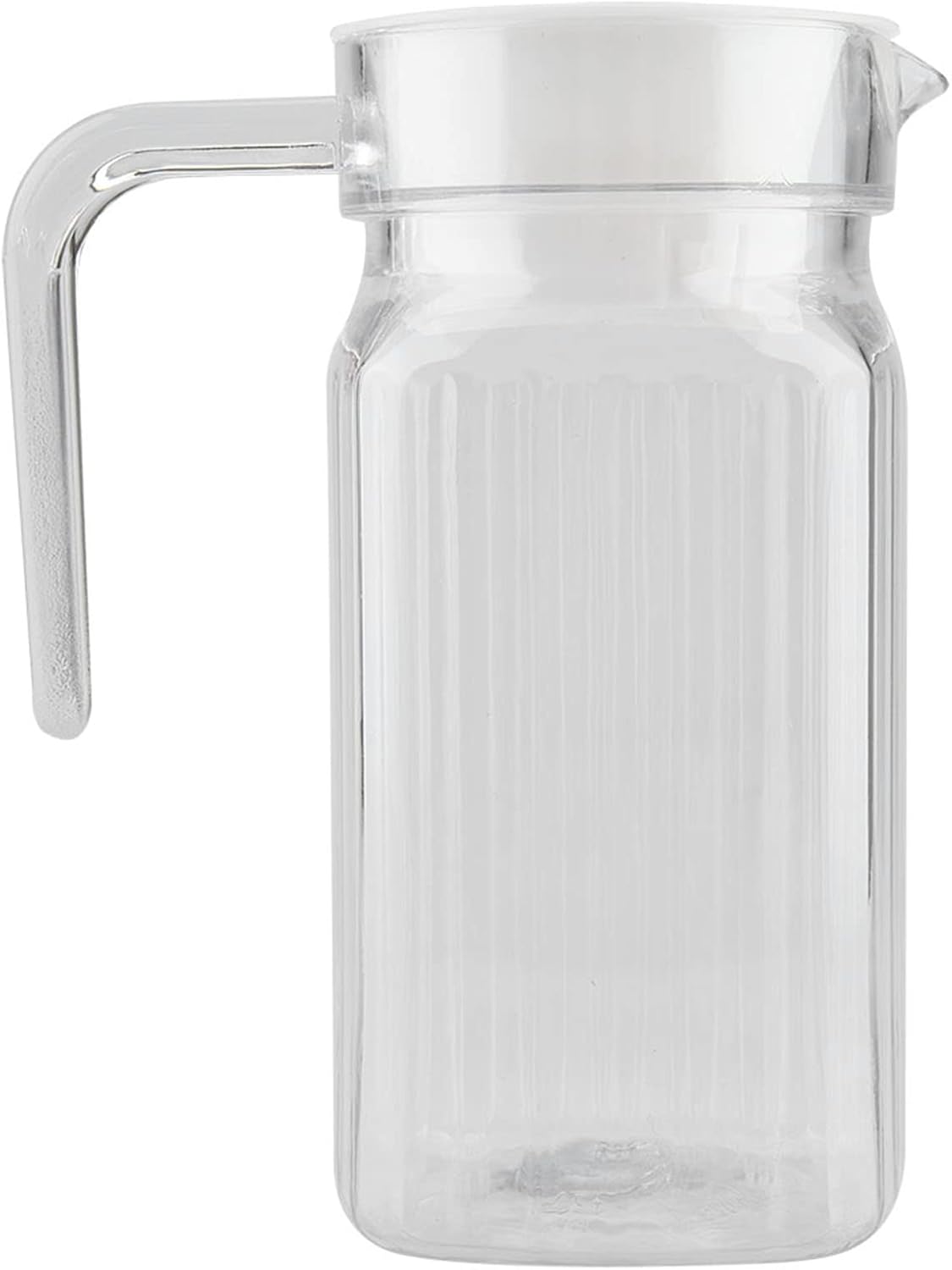 500ml Plastic Water Pitcher with Lid for Cold Beverages - Juice, Lemonade, Beer, Ice Tea - Agatige Juice Container