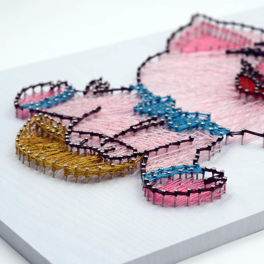 500PCS Small Round Head Mini Nails for String Art Projects - 1 X 10mm Silver Hardware Fasteners