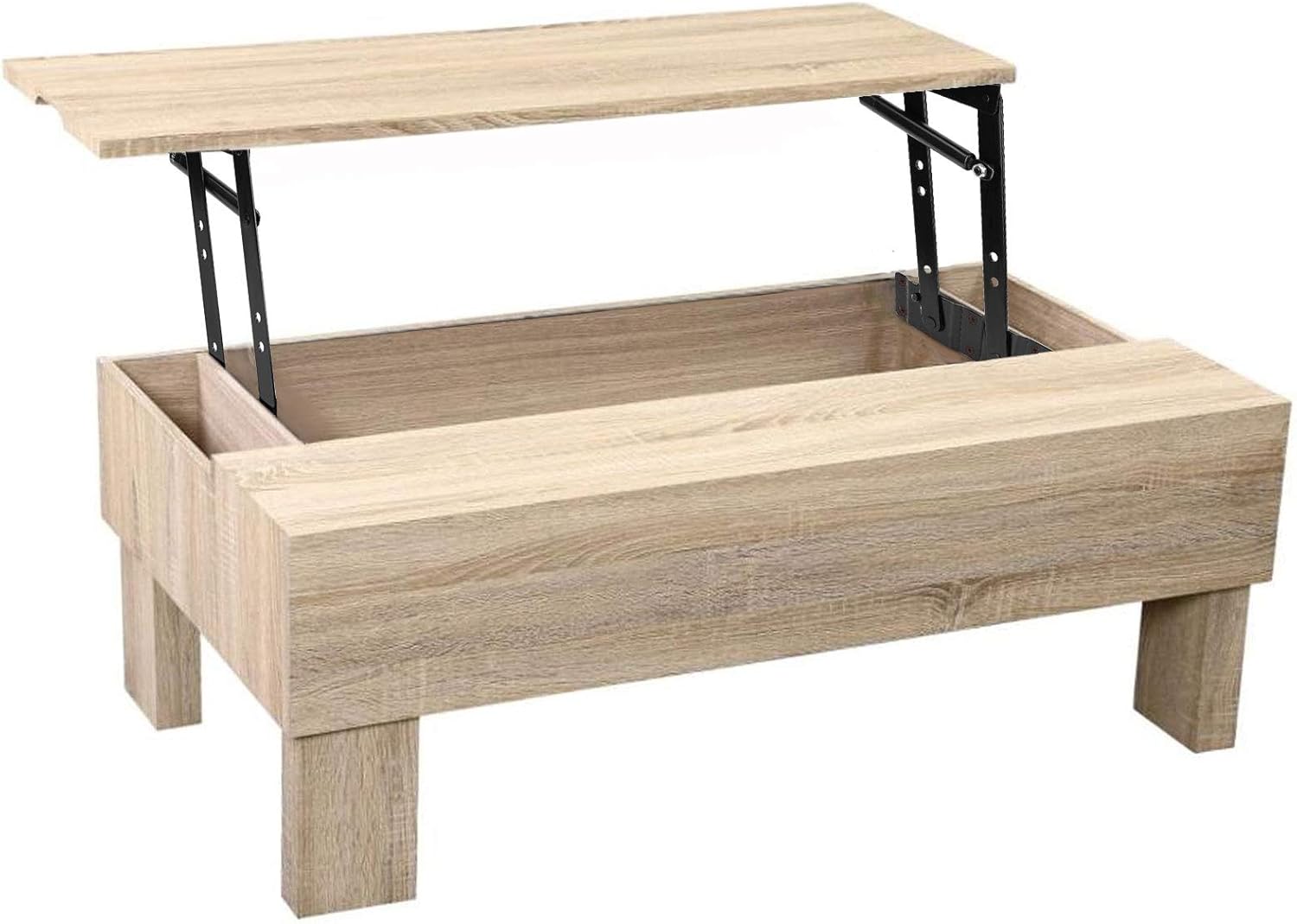 50kg Folding Lift-Up Table Hardware with Gas Hydraulic Hinge and Spring Bracket