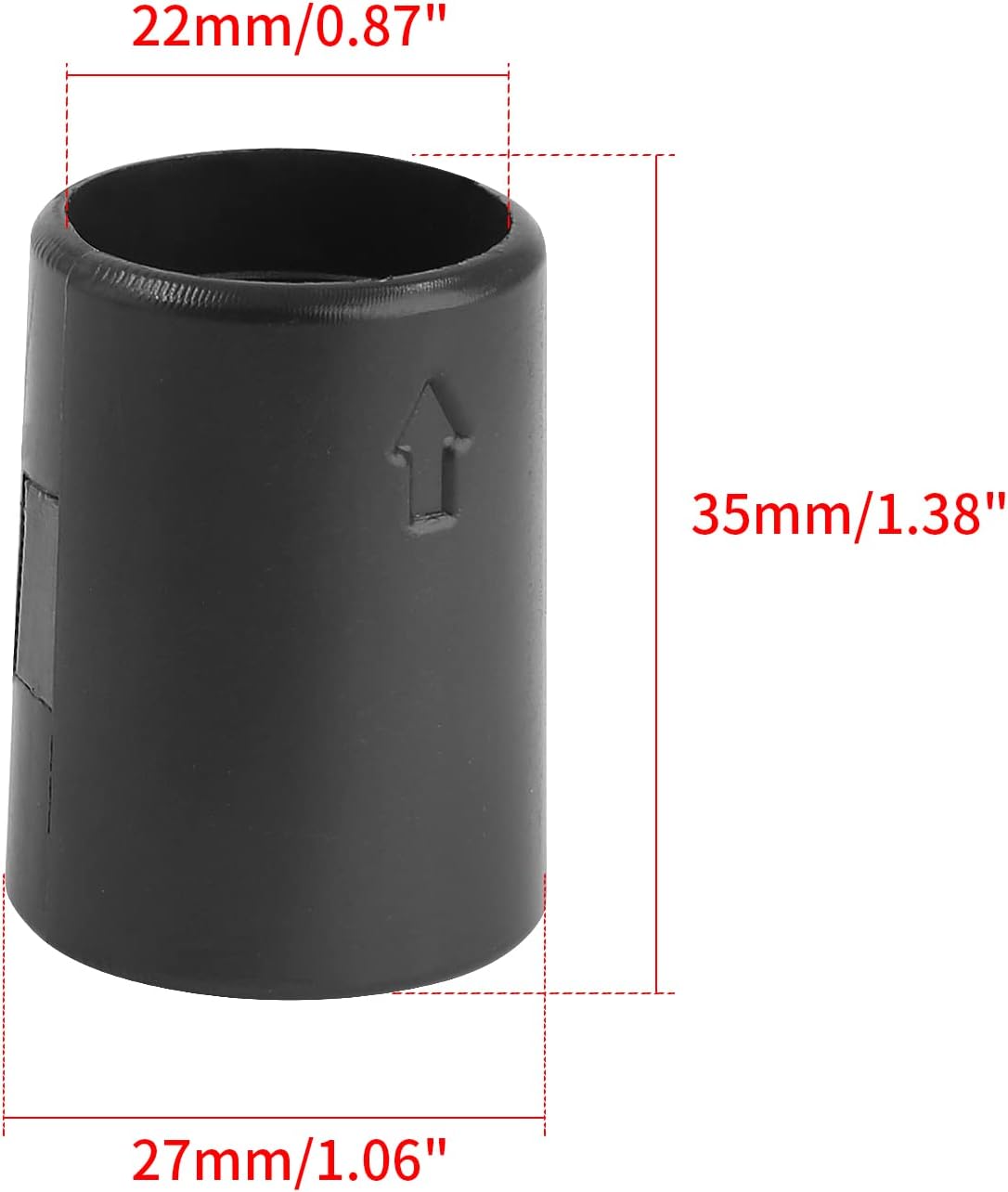 52 Pack Wire Shelving Lock Clips for 7/8" Post - 26 Pairs of Sleeves Replacements for System