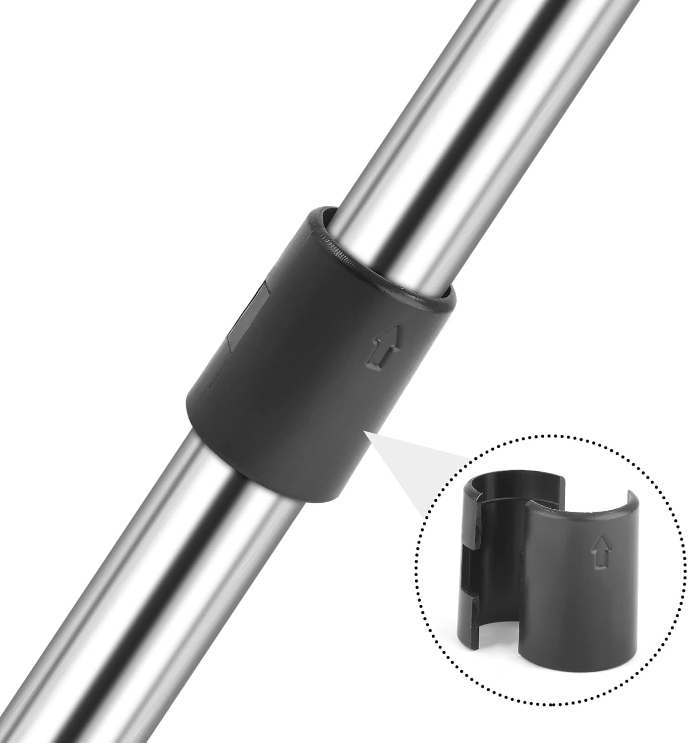 52 Pack Wire Shelving Lock Clips for 7/8" Post - 26 Pairs of Sleeves Replacements for System