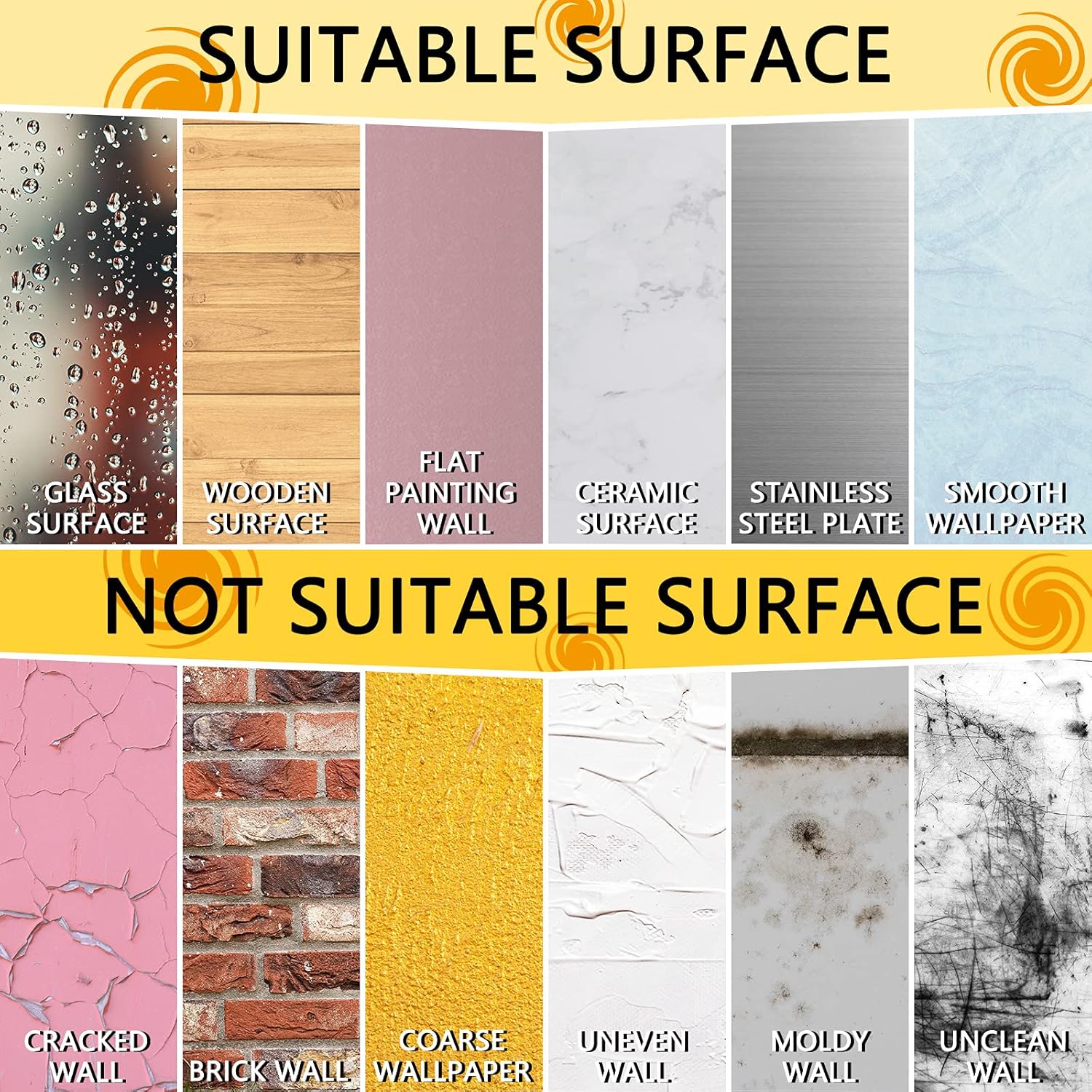 53-Piece Sunflower Daisy Wall Decals Set with Butterfly Waterproof Stickers for Bathroom Decor