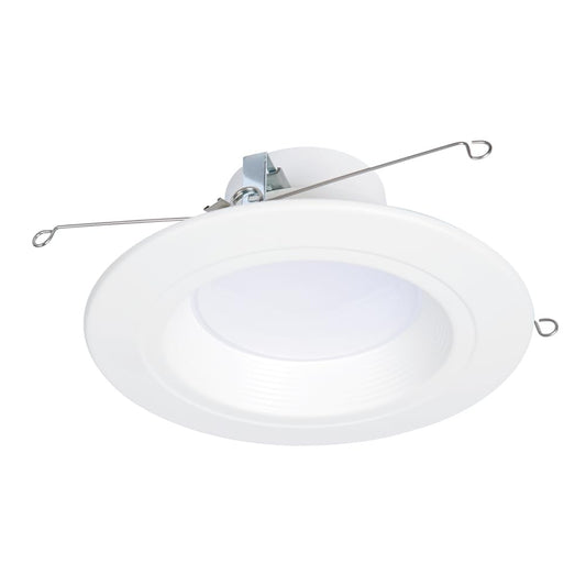 5/6 inch HALO RL Series Recessed LED Retrofit Light with Selectable CCT (2700K-5000K) and Dim to Warm Feature - 700 Lumens