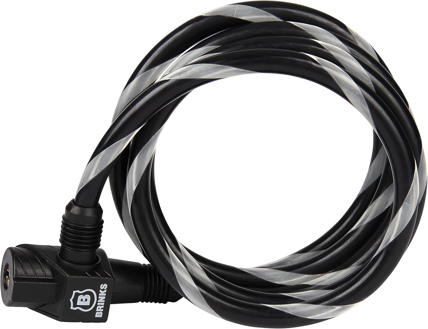 6-Foot Heavy Duty Flexible Steel Loop Cable with Keyed Locking Mechanism and Corrosion-Resistant Vinyl Wrap by BRINKS