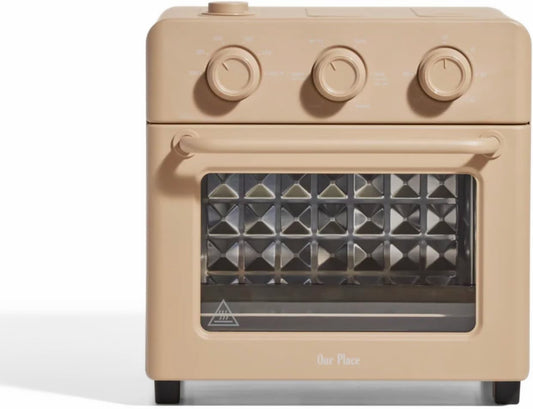 6-in-1 Air Fryer & Toaster Oven with Steam Infusion - Compact, Fast Preheat, Multifunctional