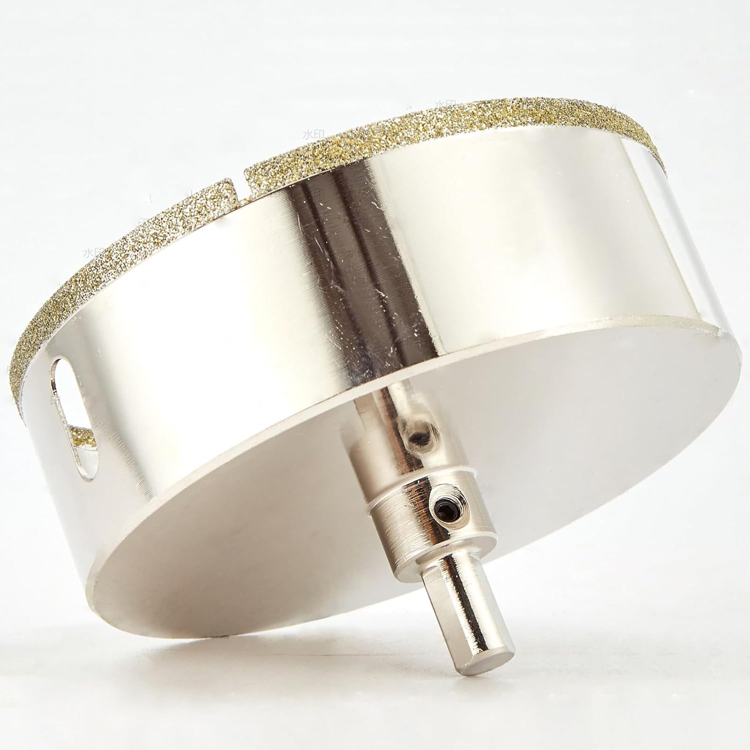 6 Inch Diamond Hole Saw with Pilot Bit for Granite, Ceramics, Marble - 6" Tile Hole Saw for Thick Countertops - 1 3/8" Depth of Cut