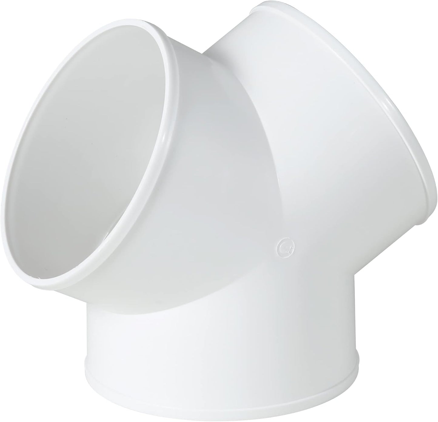 6 Inch Duct Splitter for Exhaust Fan Dryer Vent Hose, Y Shape, 3 Way Duct Connector