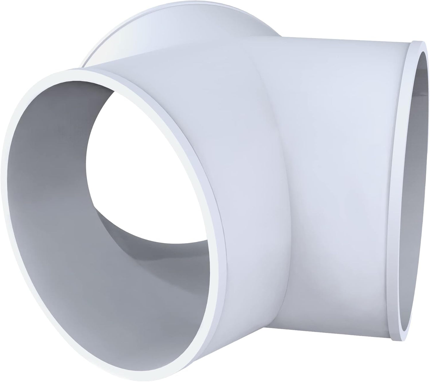 6 Inch Duct Splitter for Exhaust Fan Dryer Vent Hose, Y Shape, 3 Way Duct Connector