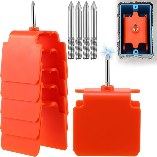 6 Pack Dreyoo Outlet Markers with Metal Tip for Drywall Installation and Wire Protection