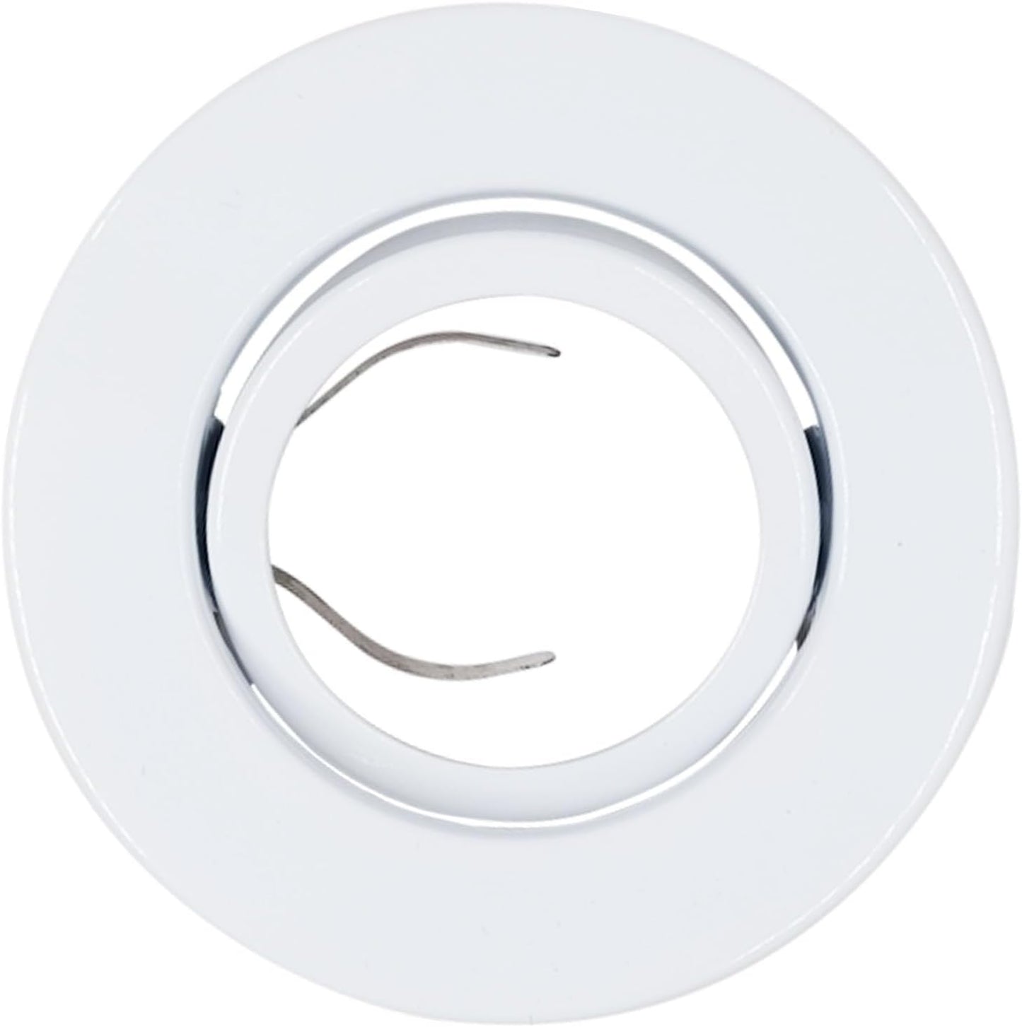 6-Pack ECHENLED JX-9705 LED Downlight Fixture Housing, Metal Trimless Recessed Round Frame, MR16 Cut Out Size: 2.8inch, GU10