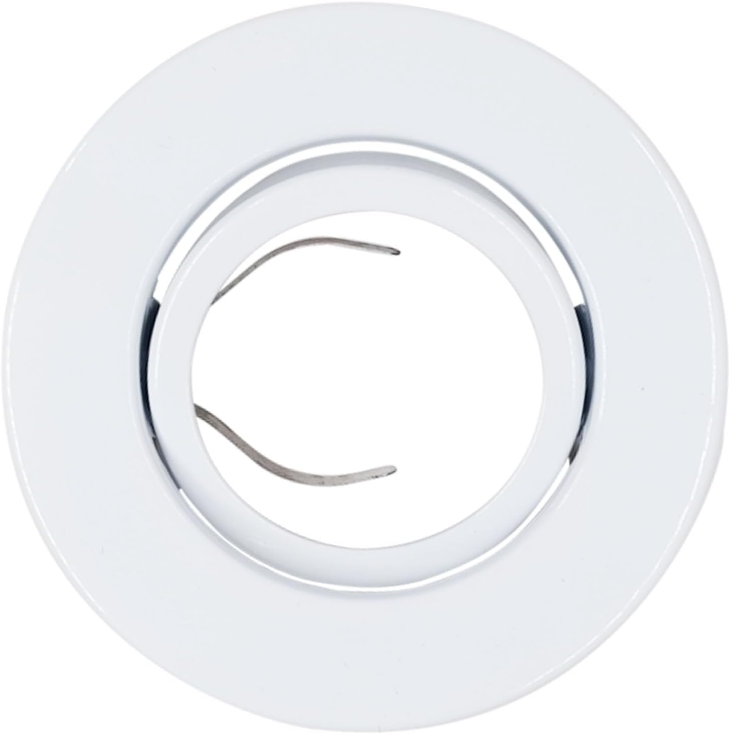 6-Pack ECHENLED JX-9705 LED Downlight Fixture Housing, Metal Trimless Recessed Round Frame, MR16 Cut Out Size: 2.8inch, GU10