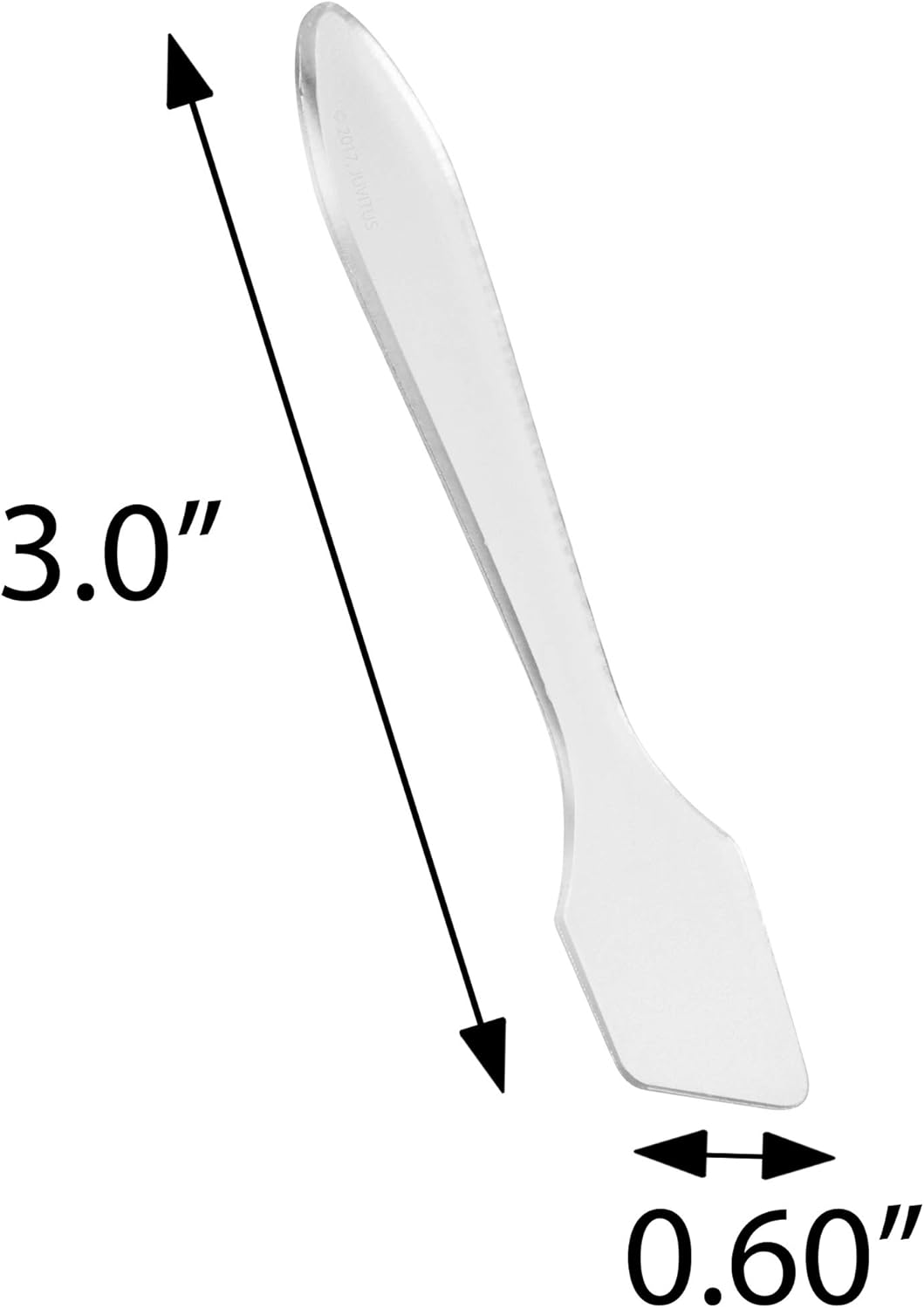 6-Pack of JUVITUS 8 oz Clear PET Plastic Jars with Flip Top Caps and Spatulas