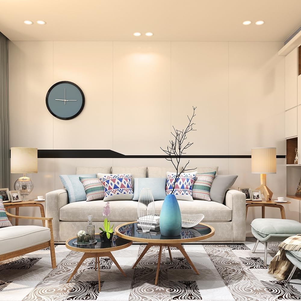 6 Pack of LightingWill 3W Dimmable LED Downlights, 2 Inch Recessed Ceiling Lights - Warm White, High CRI, Halogen Equivalent - 3000K