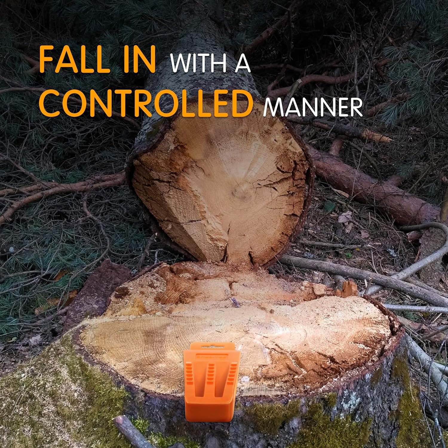 6-Pack of NEO-TEC Tree Felling Wedges with Chainsaw Wedges - 5.5"+8" Tree Cutting Equipment with Spikes for Safe Tree Cutting