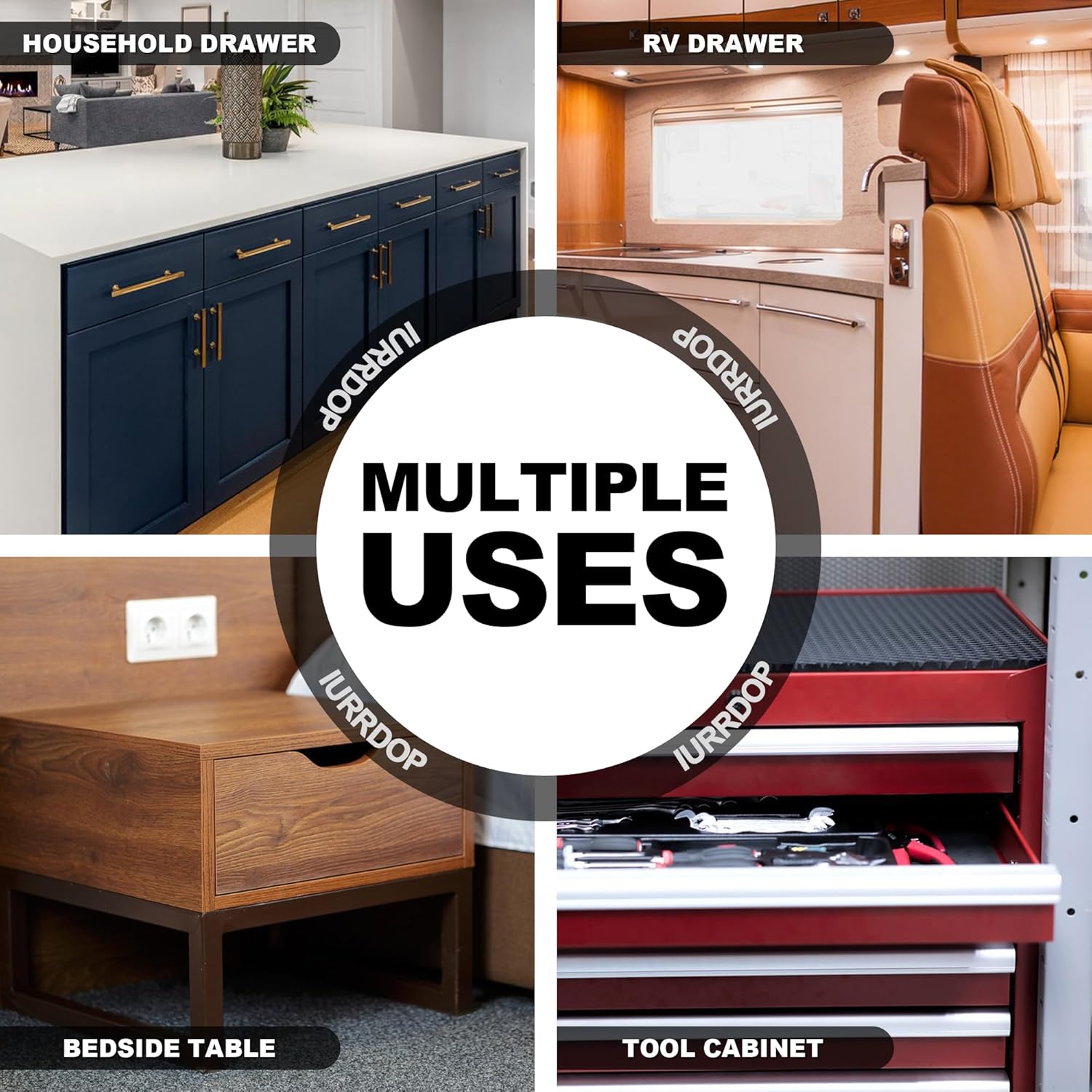 6 Pairs 20" Soft Close Drawer Slides Side Mount - Full Extension Ball Bearing Runners for Kitchen Cabinet & Tool Box