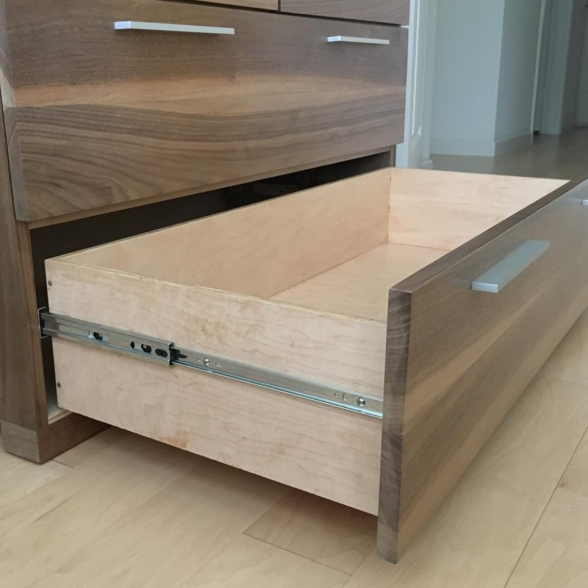 6 Pairs Coralov 16 inch Soft Close Full Extension Drawer Slides - Side Mount Rails for Smooth Operation and Storage Solutions