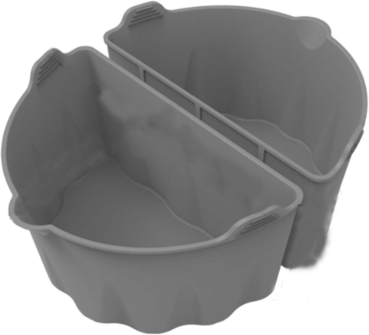 6 Quart Silicone Crock Pot Divider - Reusable Liners for Slow Cooker - Fits Most 6-7 Qt Crock Pots - Dishwasher Safe & BPA Free