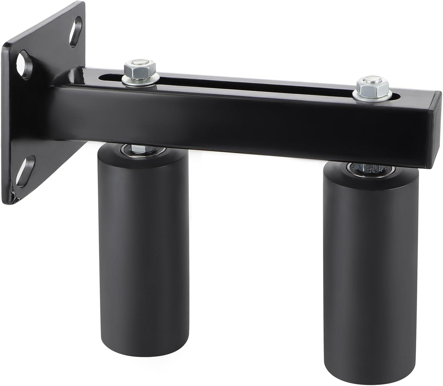 6" Skelang Slide Gate Guide Roller - Adjustable UHMW Hard Nylon Sliding Gate Support Assembly for Gate Stability