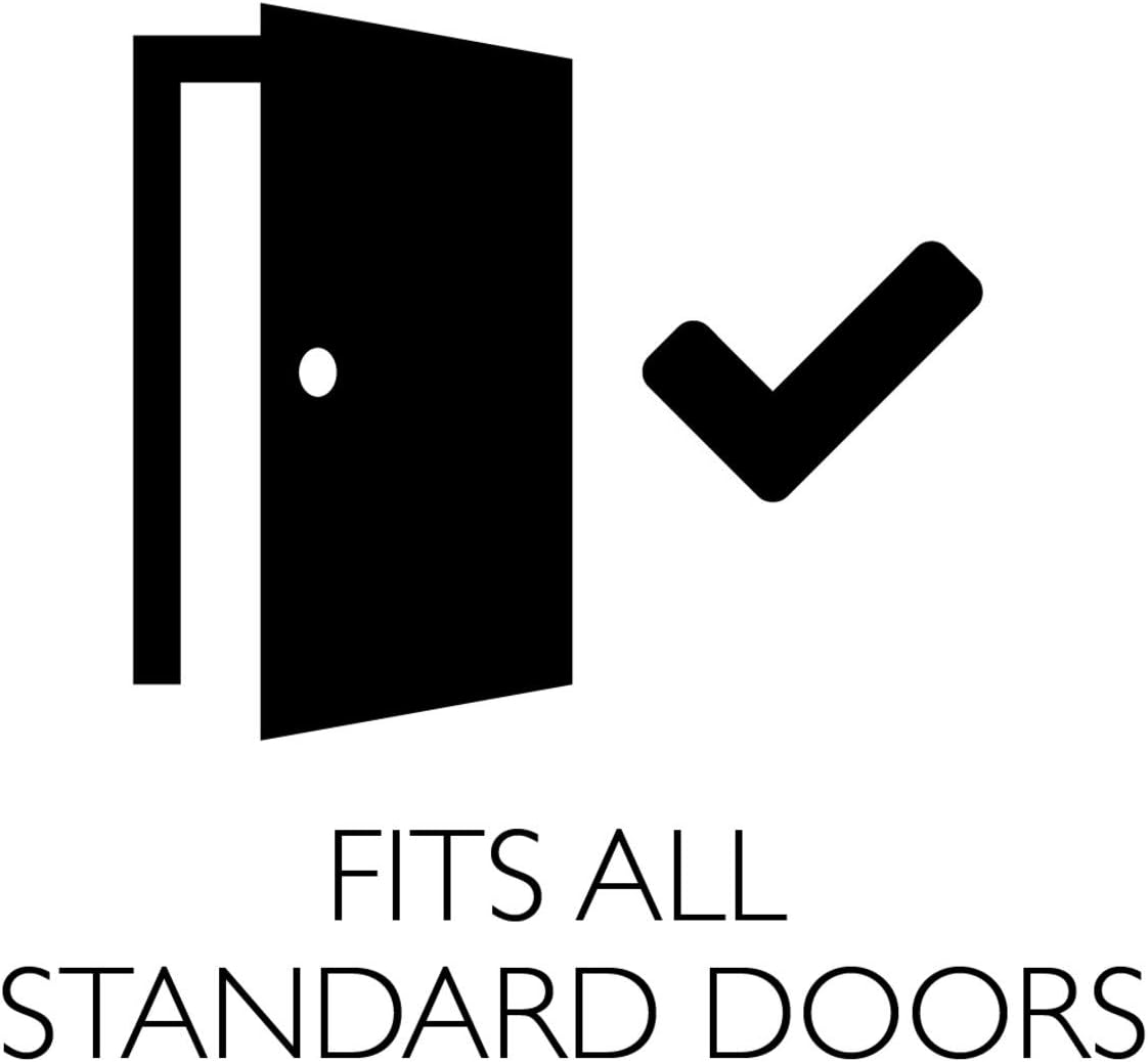 6-Way Universal Keyed Entry Door Knob for Front and Back Doors - Polished Brass