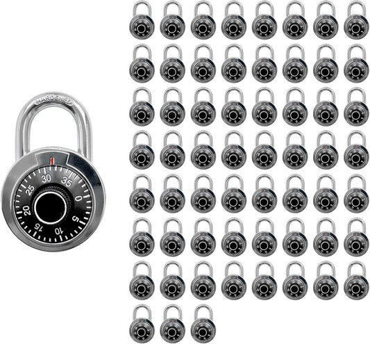 60 Pack of DuoTyga Black Digital Combination Locker Locks for Toolbox, School, Gym, Employee, and Case
