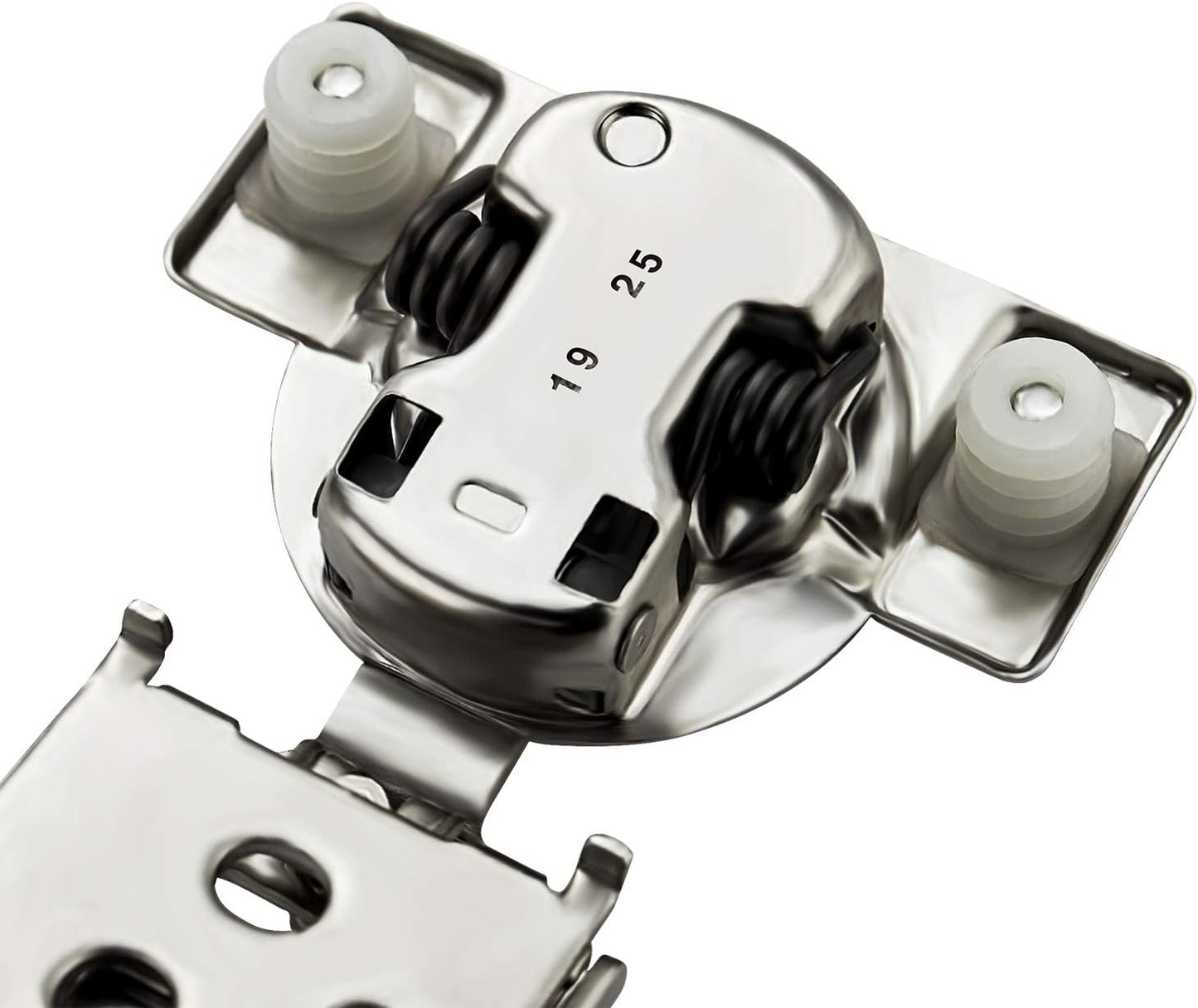 60 Pack of Ravinte 1/2 inch Overlay Soft Close Cabinet Hinges - Stainless Steel Satin Nickel Hardware for Kitchen Cabinets - WildKart