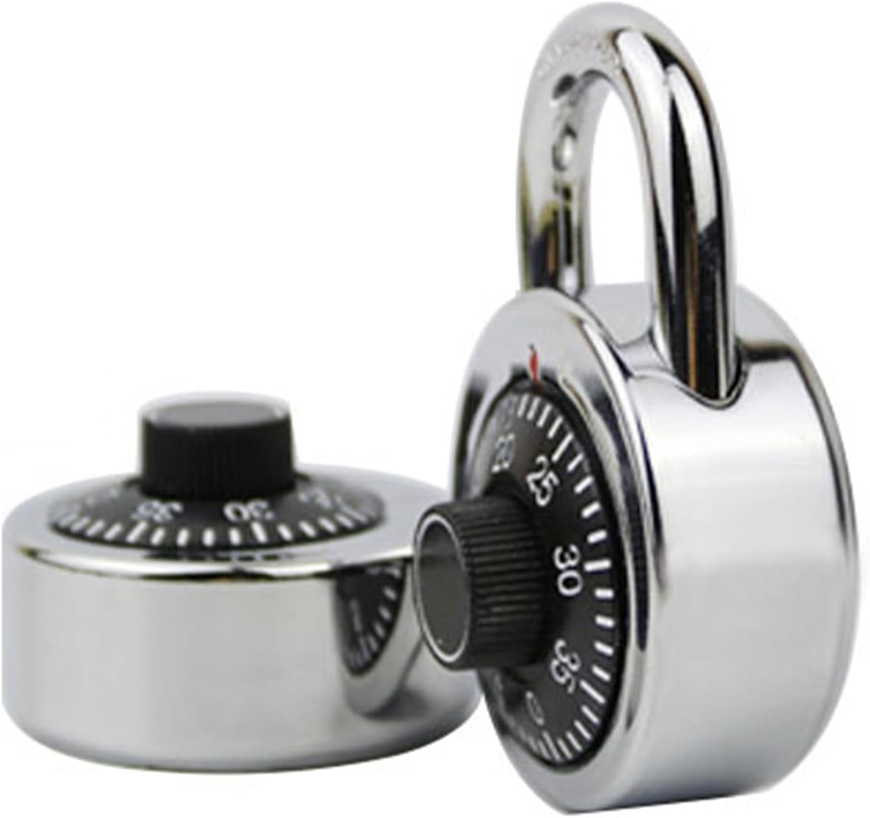 60-Piece Mefape Combination Lock Set for Locker & Toolbox Security - Digital Padlock with Fixed Dial & Preset Code - Keyless & Secure