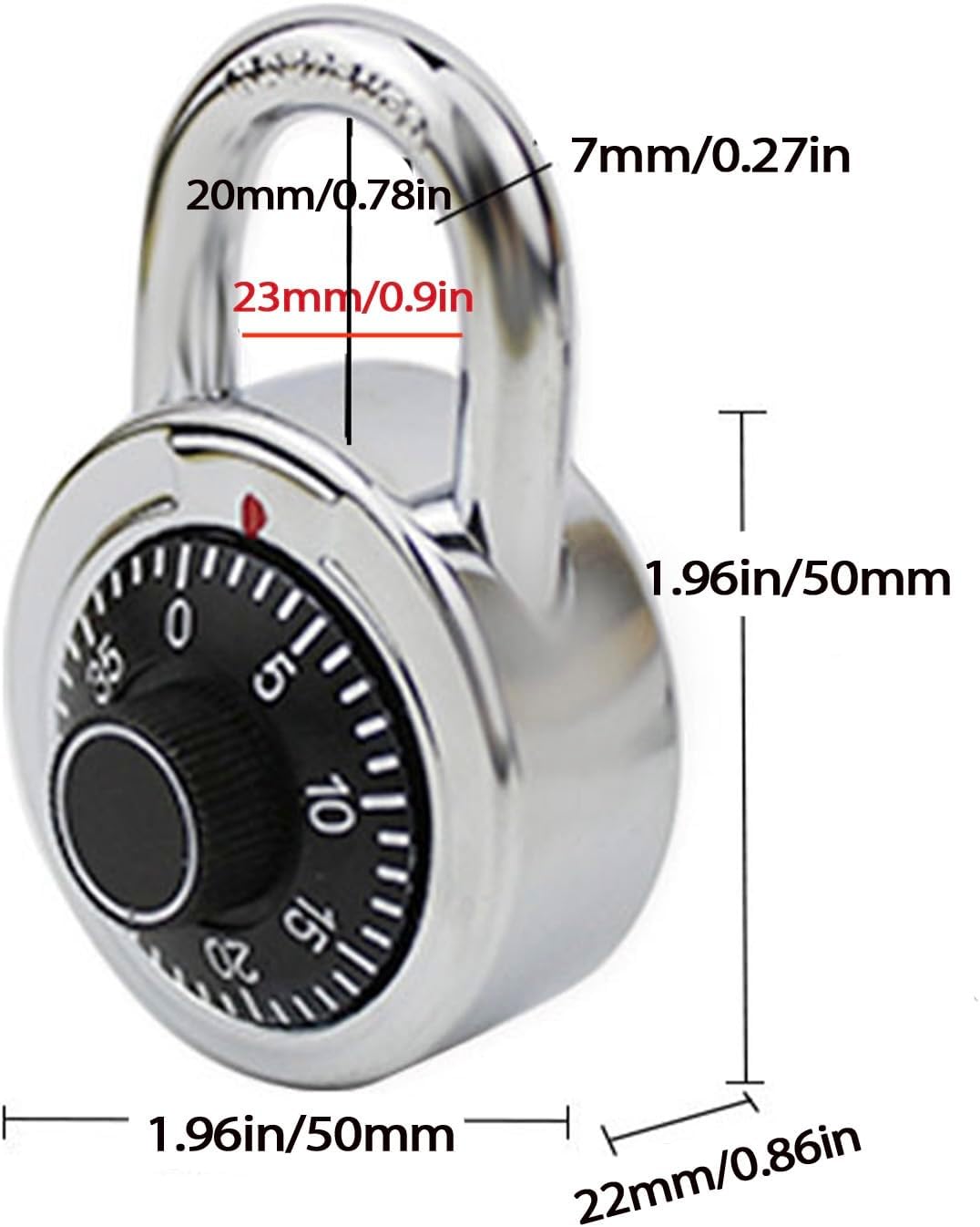 60-Piece Mefape Combination Lock Set for Locker & Toolbox Security - Digital Padlock with Fixed Dial & Preset Code - Keyless & Secure