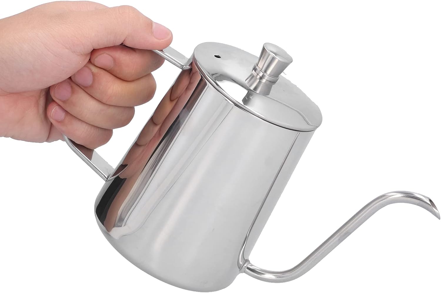 600ml Stainless Steel Gooseneck Coffee Kettle for Home Kitchen - Tea & Pour Over Pot