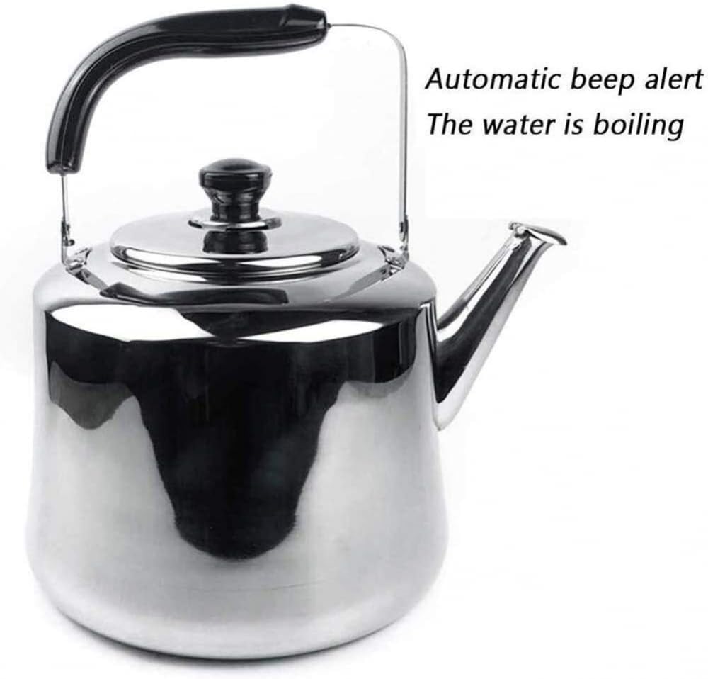 6L Stovetop Whistling Tea Kettle with Ergonomic Handle - CGLTD Tea Pots for Stove Top