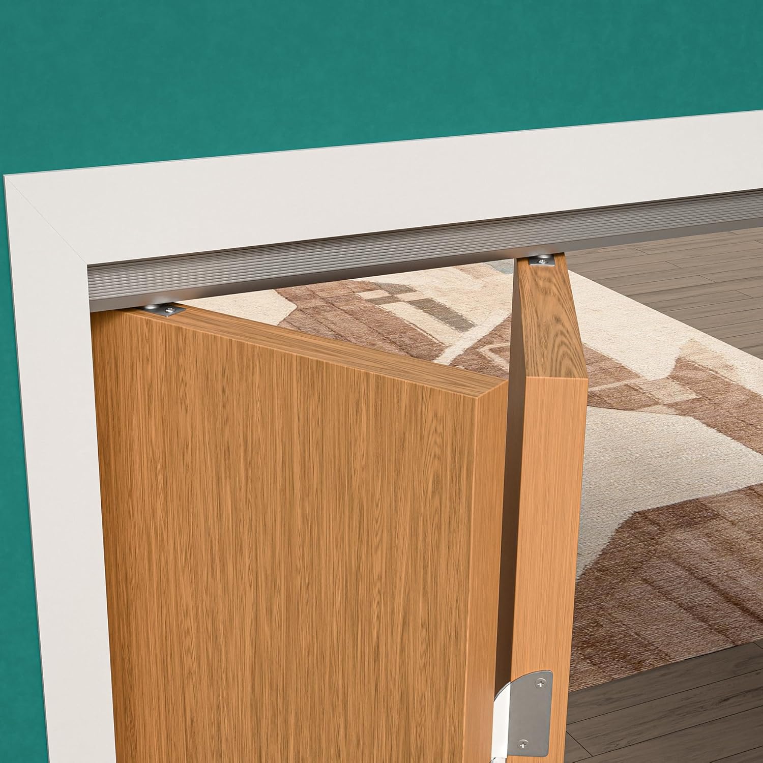 72" Bifold Door Hardware Kit for 4 Doors, Heavy Duty 150 LB Capacity, Smooth Operation - Villar Home Designs