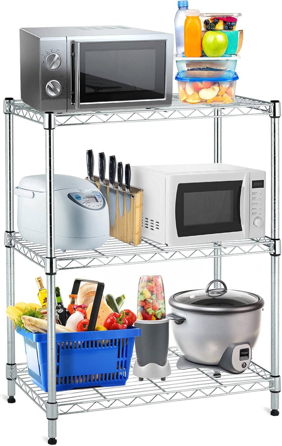 72 Pack Wire Shelving Shelf Lock Clips for 1" Post - 36 Pairs of Shelf Sleeves Replacement Parts for Wire Shelving Systems