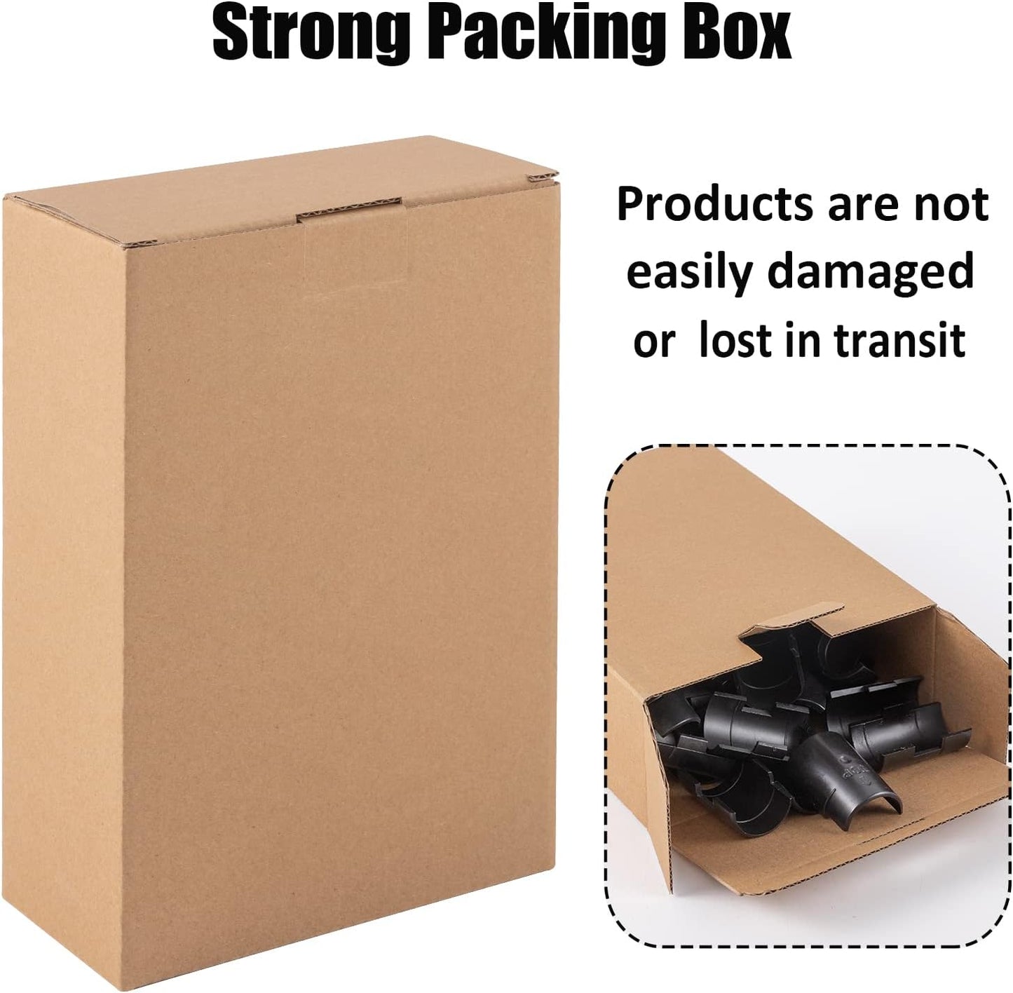 72 Pack Wire Shelving Shelf Lock Clips for 1" Post - 36 Pairs of Shelf Sleeves Replacement Parts for Wire Shelving Systems