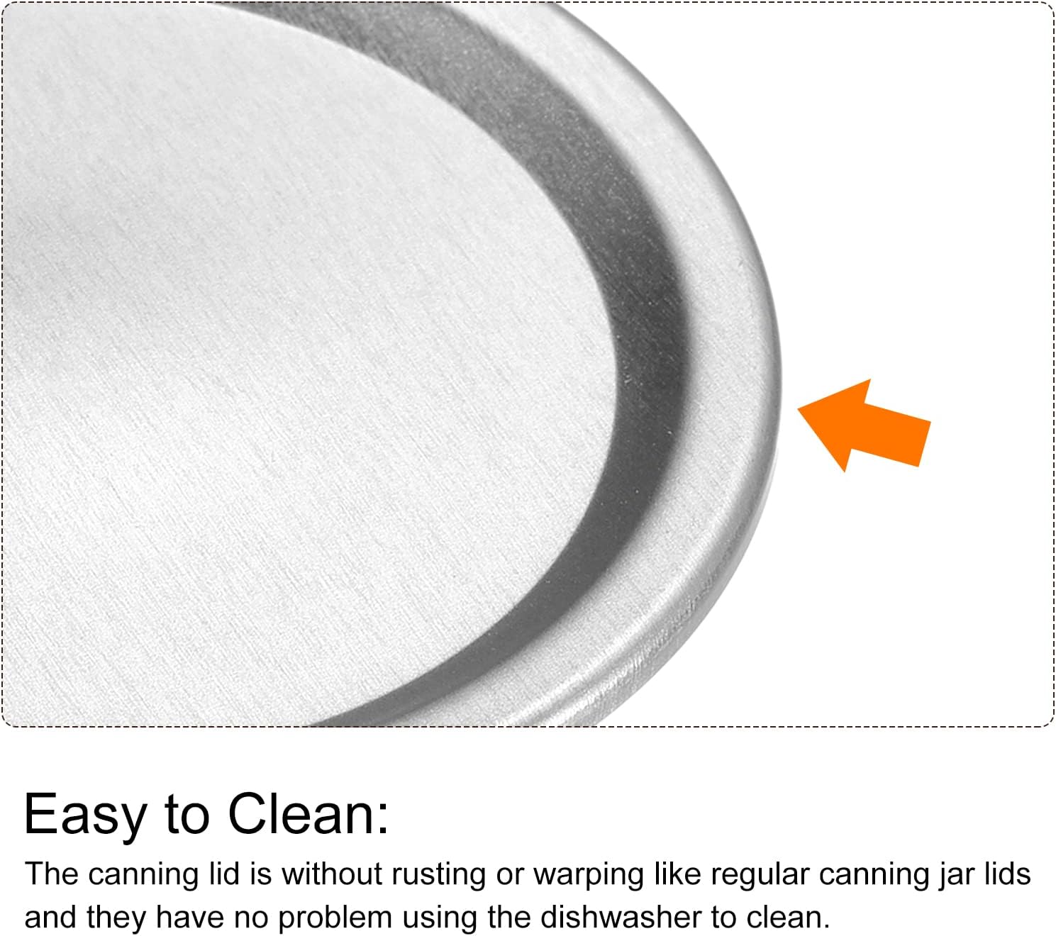 72pcs Regular Mouth Tinplate Split-Type Mason Jar Lids - Leak Proof Canning Storage Covers Silver