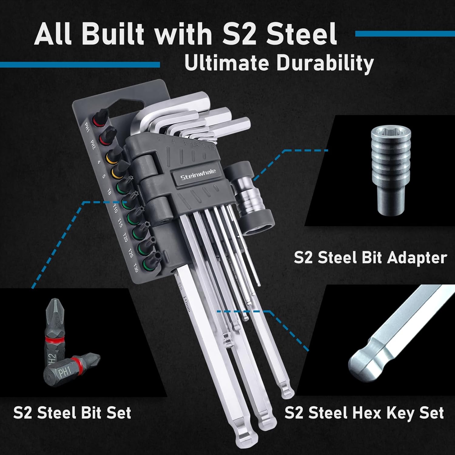 7.5" Heavy Duty Aluminum Flip Gate Latch Lock with Padlock Hole & Allen Wrench Set