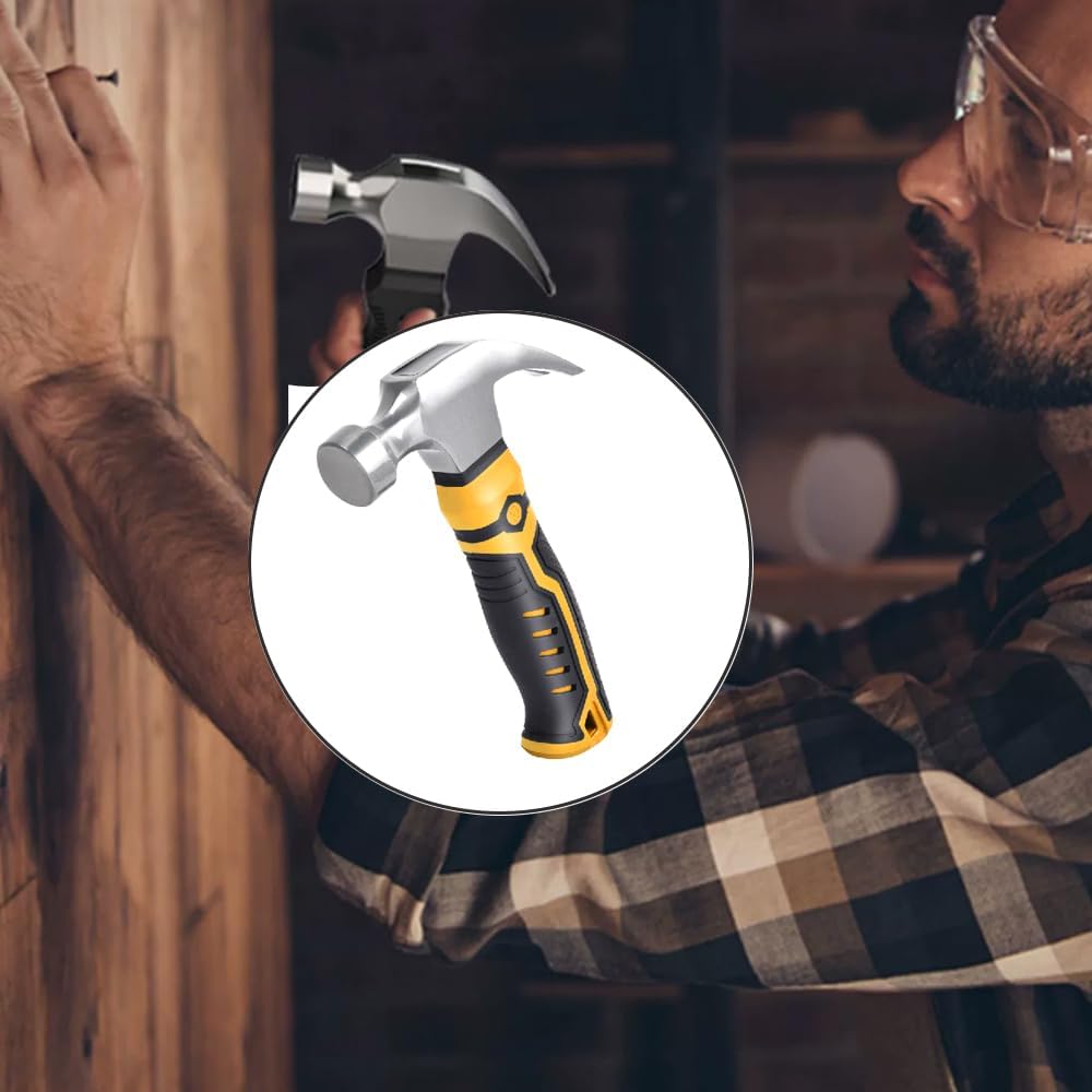 750PCs Small Nails Assortment Kit with 8oz Claw Hammer - Home DIY Camping Tent Stakes