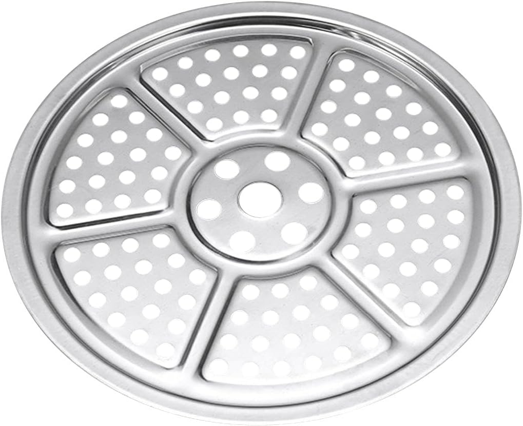 7.87" Stainless Steel Steamer Rack Stand for Pressure Cooker and Canning - Durable Pot Insert with Holes for Kitchen Cooking by ECYC Ltd