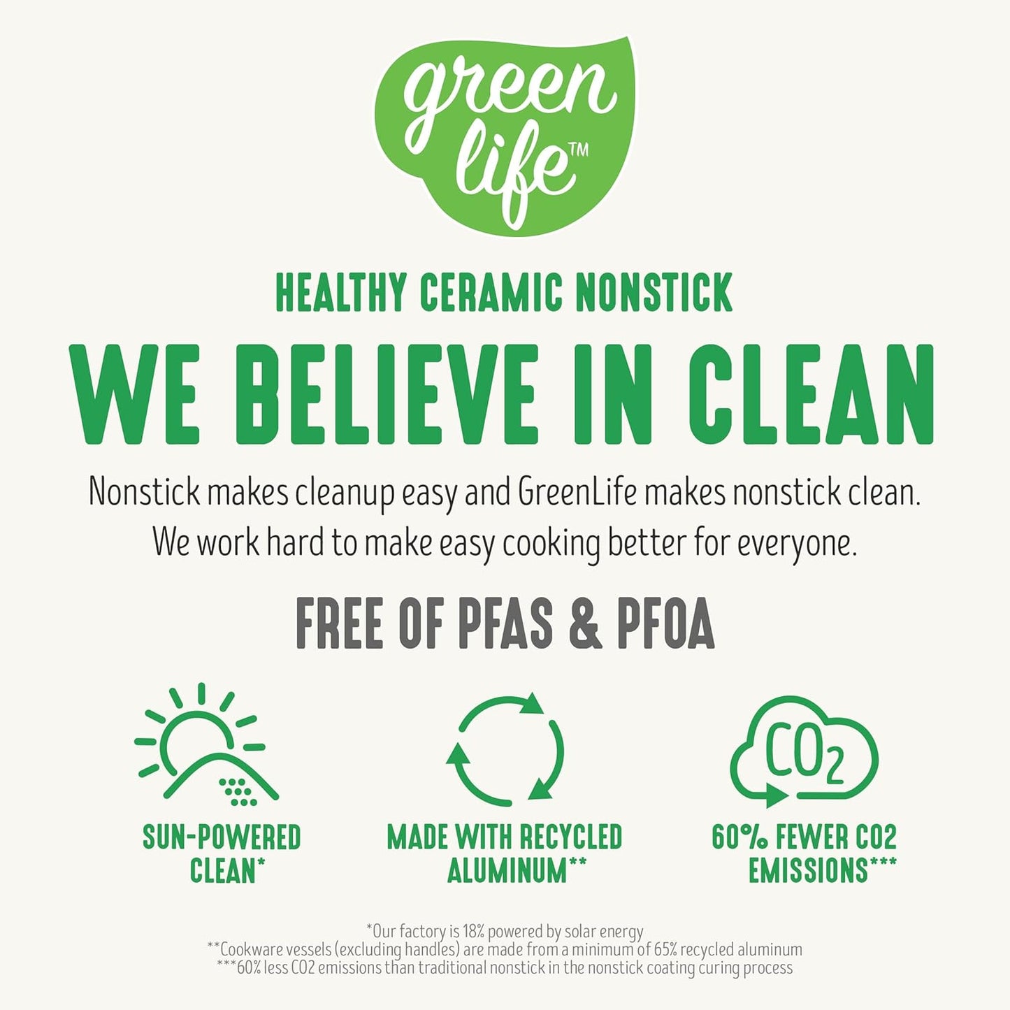 8" GreenLife Soft Grip Ceramic Nonstick Frying Pan Skillet in Blue, PFAS-Free & Dishwasher Safe