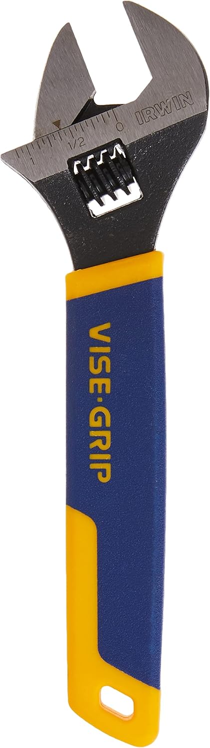 8-Inch IRWIN VISE-GRIP Adjustable Wrench (Model 2078608) - Durable and Versatile Hand Tool for Tightening and Loosening Nuts and Bolts