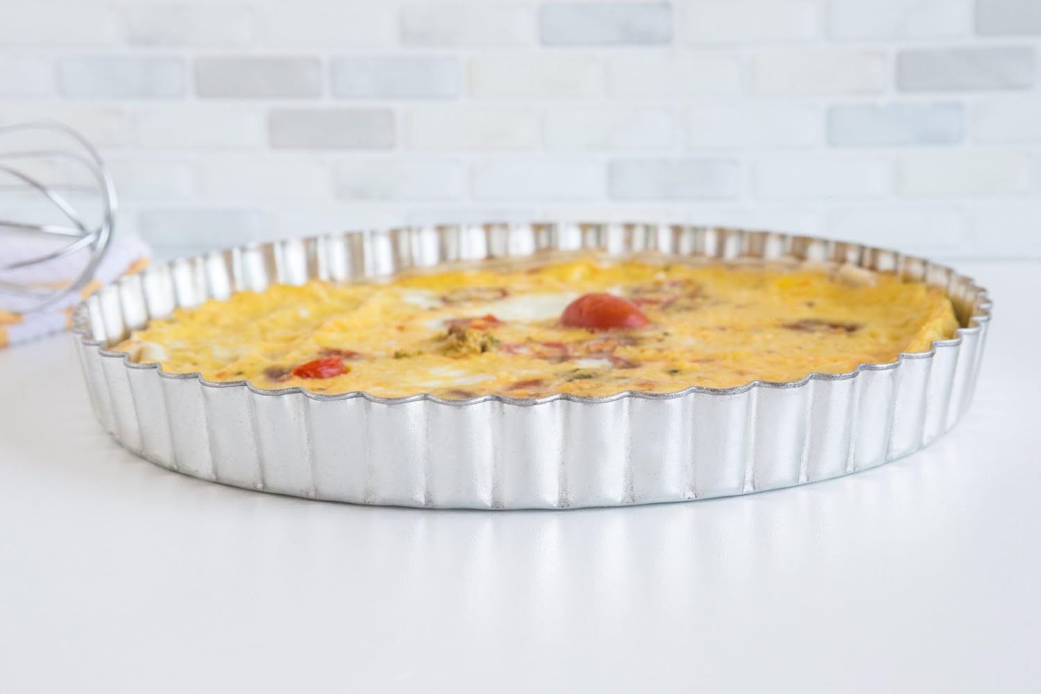 8-Inch Tin-Plated Steel Round Tartlet/Quiche Pan with Removable Bottom by Fox Run