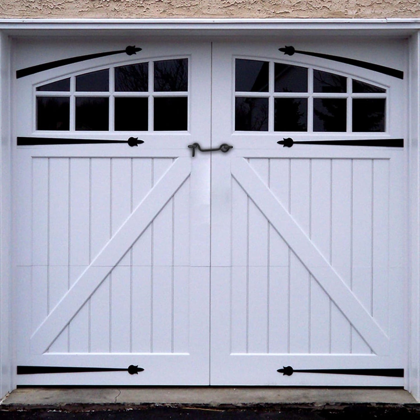 8 Pack 2 Inch Black Eye Swivel Window Latch with Mounting Screws - Steel Cabin Hook for Gate, Door, Wood