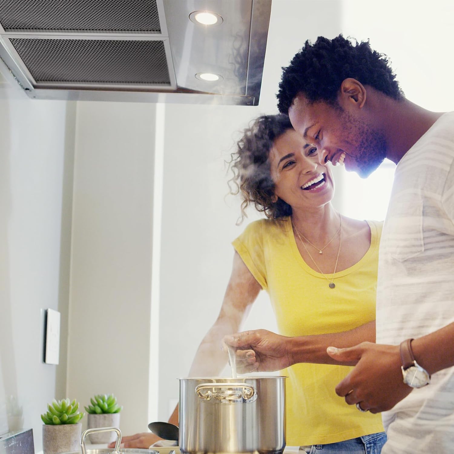 8-Pack Baquler Range Hood Filter Replacement Compatible with Broan Nutone 97007696 - Stove Vent Aluminum Mesh Charcoal Filter for Kitchen Air