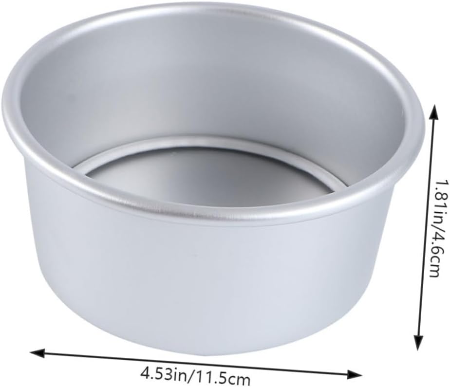 8 Piece Aluminum Alloy Baking Pan Set for Muffins, Cakes, Pies, and Pizza - Round Cake Tins, Bread Tins, and Pastry Moulds for Oven Use