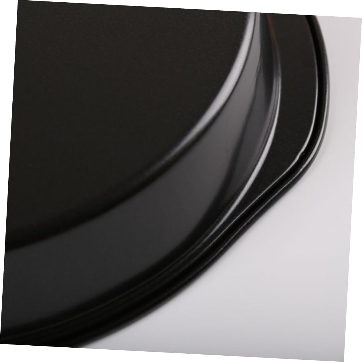 8-Piece Baking Aluminum Pan Set - Coupe Style, Non-Stick, Cake & Pizza Trays for Oven Roasting & Broiling - Black