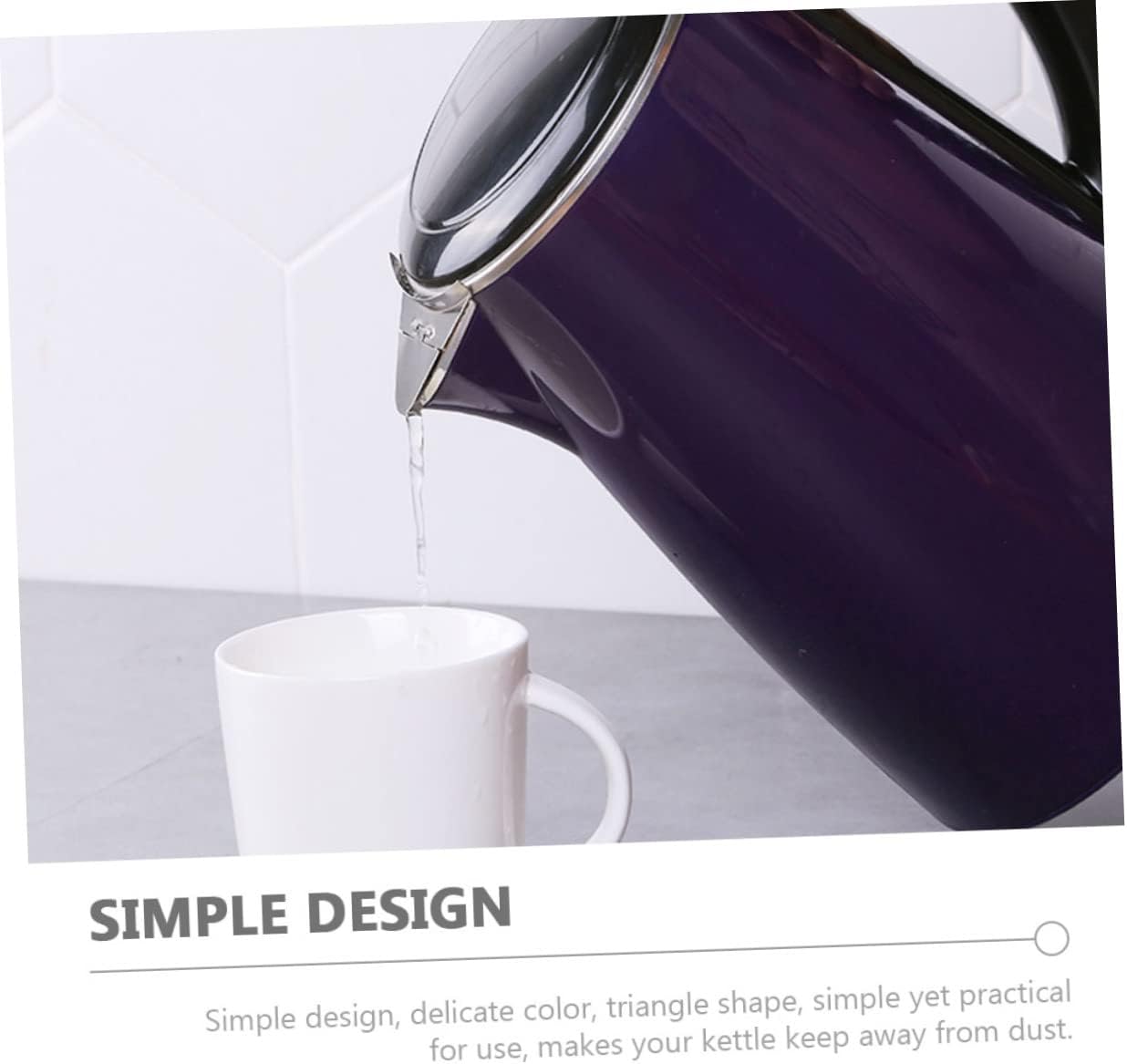 8 Piece Leakproof Kettle Spout Cover Set - Dust Covers for Electric Kettles - Triangle Design - Prevent Spills & Keep Your Kettle Clean
