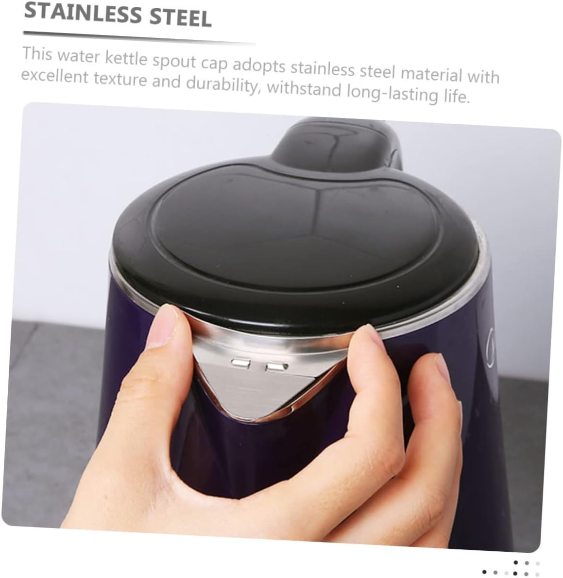 8 Piece Leakproof Kettle Spout Cover Set - Dust Covers for Electric Kettles - Triangle Design - Prevent Spills & Keep Your Kettle Clean