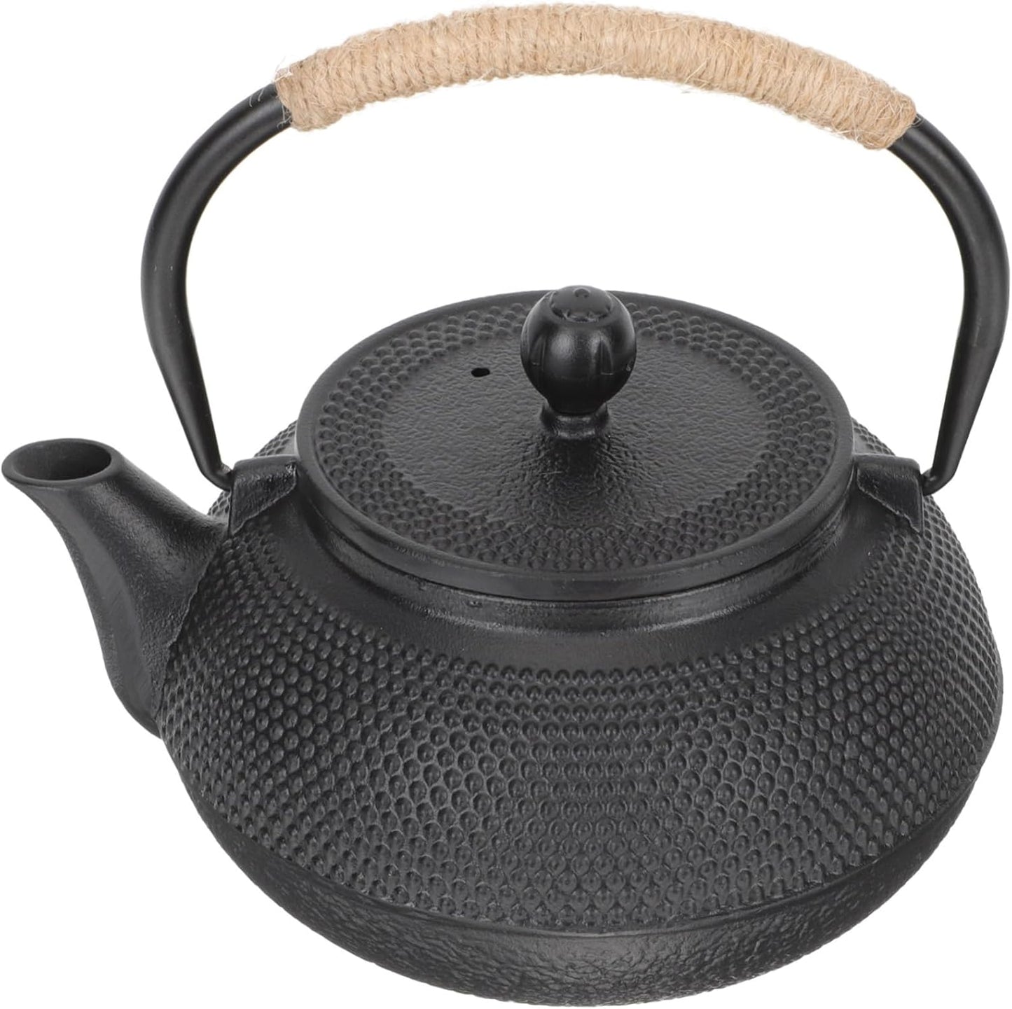 800ML Cast Iron Teapot - Japanese Style Kettle with Handle for Home & Office Use - Perfect for Loose Leaf Tea Infusion